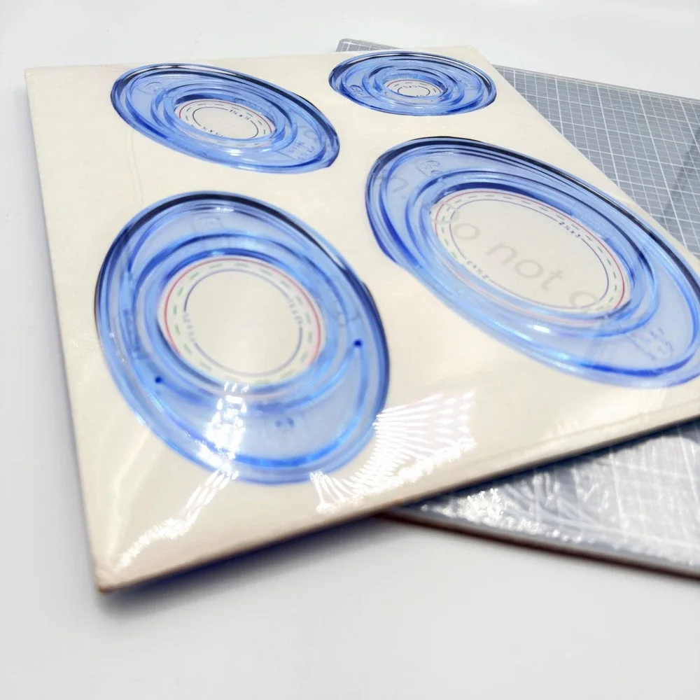 Creative Memories Custom Cutting System Oval Patterns & 13x13 Mat New Scrapbook